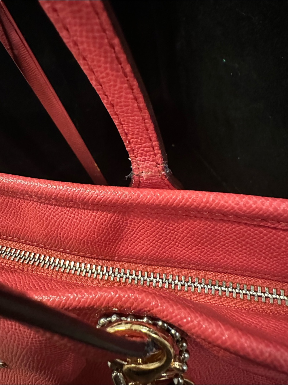 Coach #065 Cite ZipTote in Bubblegum Pink - Picture 6 of 14